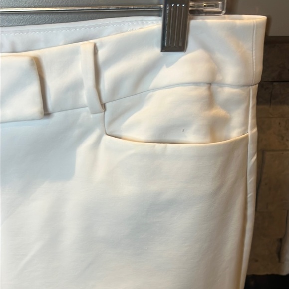 Talbots Newport White Cotton Rayon Blend Pants size 10 - Picture 4 of 13